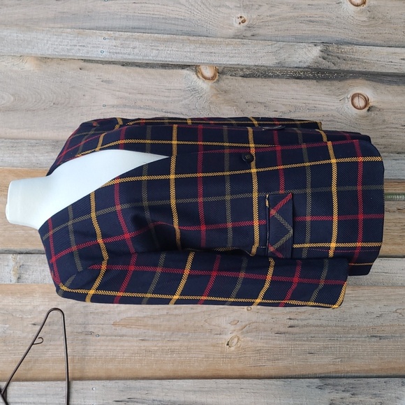 Vintage Oversized Boxy Plaid Blazer - Picture 1 of 11